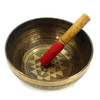 Misa tybetańska grająca, ręcznie zdobiona, duża  (Tybet, buddyzm) 1325 - 1500 g 