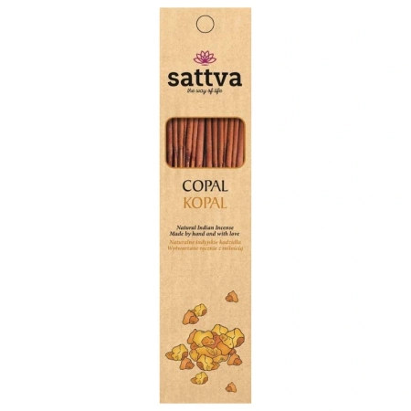 Kadzidła naturalne Copal, Kopal, kadzidełka Sattva, 30g