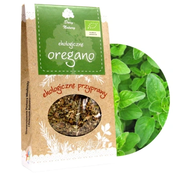 Oregano suszone aromatyczna przyprawa eko bio Dary Natury 20g