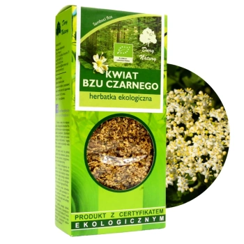 Bez czarny kwiat bzu czarnego Eko Dary Natury 50g