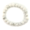 BRANSOLETKA MOCY BIAŁY JASPIS
