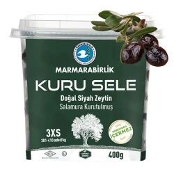 Oliwki czarne suszone tureckie, Kuru Sele Marmarabirlik 410g