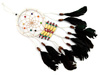 BIAŁY ŁAPACZ SNÓW (PIÓRA, ŚR. 12CM, DREAMCATCHER)