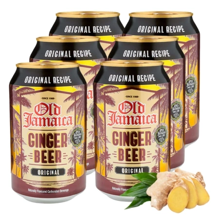 Piwo imbirowe bezalkoholowe 330ml Old Jamaica 6 puszek