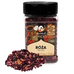Płatki róży suszonej kwiaty jadalne Sindibad 20g