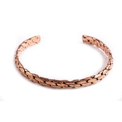 Bransoletka miedziana zdrowotna rękodzieło orientalna