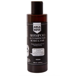 Szampon do włosów i brody, z odżywką 2w1, Arganove 200ml