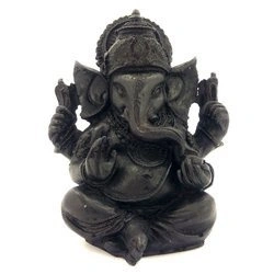 Figurka czarna Ganesha (Ganesh) 9 cm