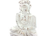 FIGURKA BUDDA (WYS.24CM, BUDDHA,BIAŁY)