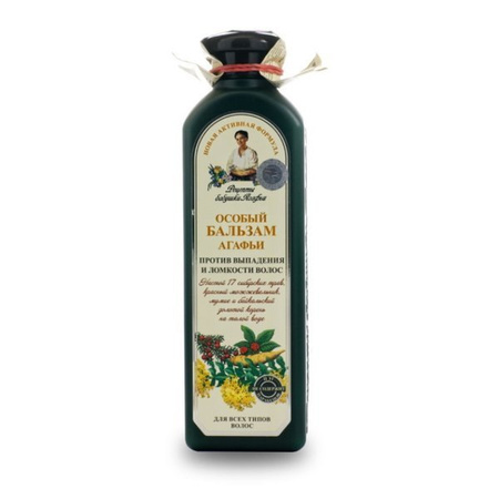 Balsam ziołowy przeciw wypadaniu i łamliwości włosów, Bania Agafiii, 350ML