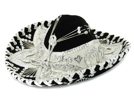 SOMBRERO MEKSYKAŃSKIE (CZARNE, ŚREDNIE)