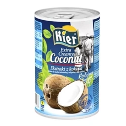 Mleko kokosowe w puszce ekstrakt z kokosa 76% 400ml Kier