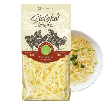Makaron krajanka nitki 2 jajeczny bio Bartolini Sielska Kluska 250g