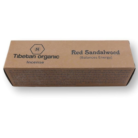 Kadzidła sznurkowe Tybetańskie Red Sandalwood buddyjskie ziołowe eko