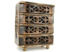 SZAFKA DREWNIANA Z SZUFLADKAMI (SZAFECZKA, Z INDII)