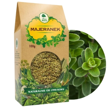 Majeranek suszony aromatyczna przyprawa Dary Natury 100g