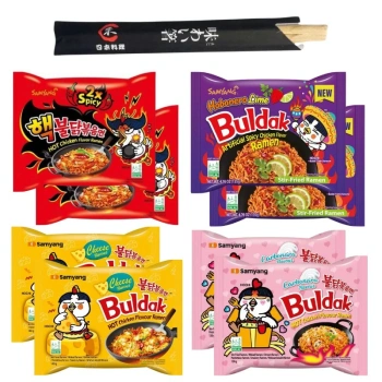 Zupka Buldak TOP carbonara ser 2x spicy bardzo ostra zupa zestaw 8 szt.