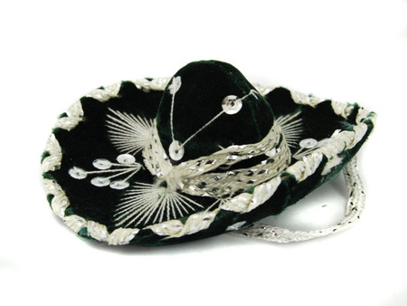 MINI SOMBRERO MEKSYKAŃSKIE (ZIELONE, MAŁE)