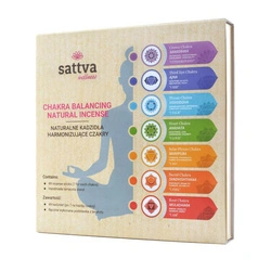 Zestaw naturalnych kadzideł 7 czakr Sattva (49 kadzideł)