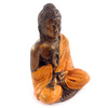 Figurka Budda, pomarańczowa (Budda tajski, Buddha ochrona) 10 cm