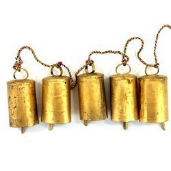 Dzwonki pasterskie ozdobne (krowiarze, Indie) 5 szt.