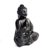 Figurka Budda dekoracja medytacja Indonezja czarna 20 cm