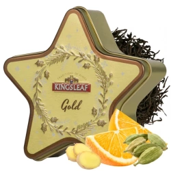 Czarna herbata liściasta z kardamonem i imbirem , w puszce na prezent, Basilur 30g