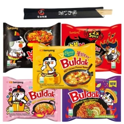 Zupka Buldak Najpopularniejsze carbonara spicy ostra zupa zestaw 5 szt.