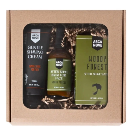 Zestaw męskich kosmetyków po goleniu Woody Forest, Arganove