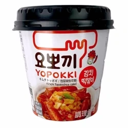 Topokki kluski ryżowe w pikantnym sosie Kimchi Yopokki Teokbokki Korea 115g