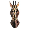 Maska żyrafa drewniana płaskorzeźba ozdoba na ścianę 30cm