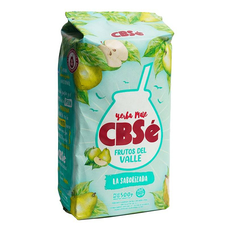 YERBA MATE CBSe JABŁKO GRUSZKA (500G, BIO, BEZ GLUTENU)