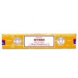 Kadzidełka mirra Satya (zapach, aromaterapia, trociczki,15g)