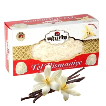 Chałwa waniliowa kłębki wełny pismaniye turecka Ugurlu 240g