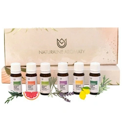Zestaw olejków eterycznych Naturalne Aromaty aromaterapia (6x12 ml)