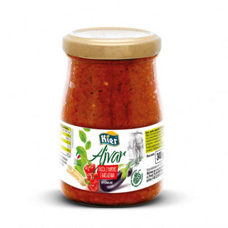 Ajwar, pasta z papryki i bakłażana 370ml Kier