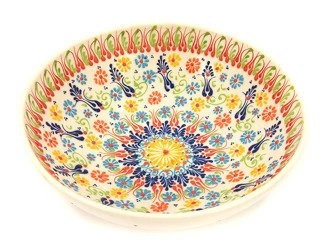 MISA CERAMICZNA BIAŁA (RĘKODZIEŁO TURCJA 25CM)