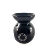 Kominek zapachowy ceramiczny (czarny,  podgrzewacz)