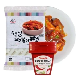 Tteokbokki kluski ryżowe matamun Gochujang ostra pasta topokki zestaw