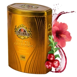 Czarna herbata cejlońska o smaku wina Sangria, w puszce Basilur 75g