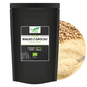 Białko z grochu bio protein 100% bez cukru Bio Planet 500g