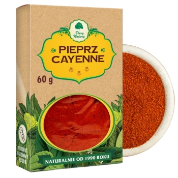 Pieprz cayenne mielony kajeński naturalny Dary Natury 60g