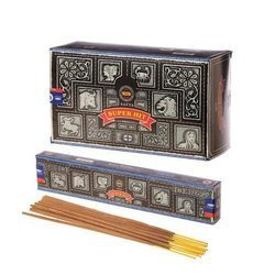 Zestaw kadzideł Satya Nag Champa Super Hit Indie trociczki naturalne pyłkowe