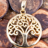 Wisiorek Drzewo życia mosiądz wisior zawieszka naszyjnik