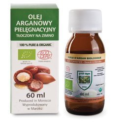 OLEJEK ARGANOWY Z MAROKA ECOCERT (60ml,Argan,Maroko)