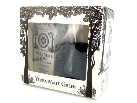 YERBA MATE ZESTAW MATERO CERAMICZNE + BOMBILLA + YERBA MATE GREEN DESPALADA 200G