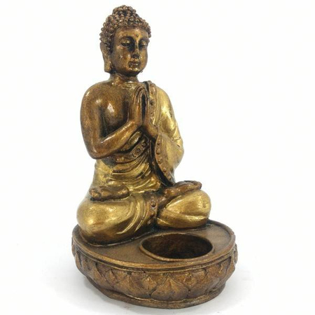 Świecznik medytujący Budda (Buddha tealight 17 cm)