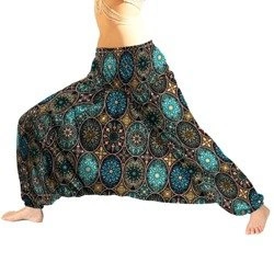 SZARAWARY SPODNIE PRZEWIEWNE MORSKIE WĄSKA GUMKA