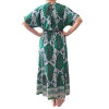 Sukienka na lato maxi zwiewna długa zielona boho S/M