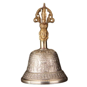 Rytualny dzwonek buddyjski, tybetański 12,5 cm